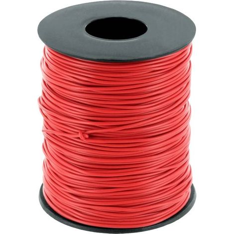 econ connect KD05RT100 Fil de câblage 1 x 0.2 mm² rouge 100 m C892222