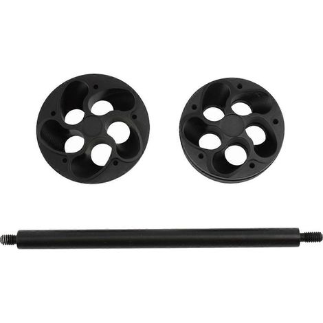 Cache-moyeu de roue arrière de moto, cache-axe de fourche pour noir-- (1/5)