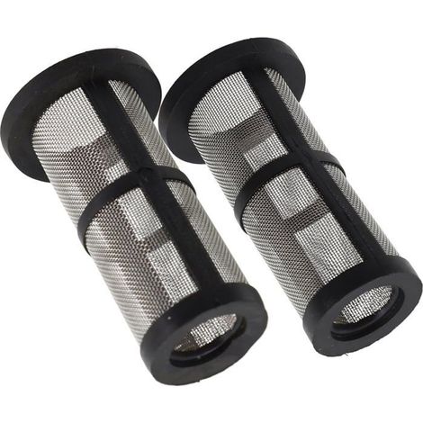 HOXILEELEO - Lot de 2 filtres de nettoyage de piscine pour Polaris 280 380 3900 Sport - Maille inoxydable noire - Pièce de rechange 48222 (1/5)