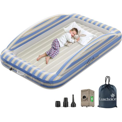 Matelas Gonflable Enfant avec Rebord Con Bomba USB 160x99x22cm (1/5)