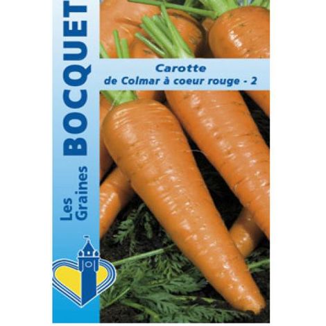 Carotte 'de Colmar à coeur rouge' le sachet de 3600 graines (5g) (1/2)