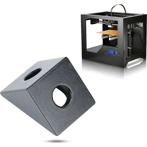 5 Pièces Blocs de Raccord d'Angle en Aluminium pour Profilés V-Slot, Connecteurs pour Châssis d'Imprimante 3D
