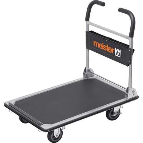 Meister Plattformwagen cut-off klappbar Bis 300 kg Tragkraft Feststellbremse (1/4)