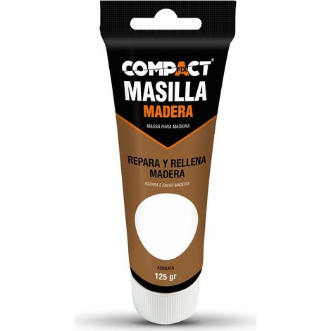 Masilla plástica madera 120gr blanca