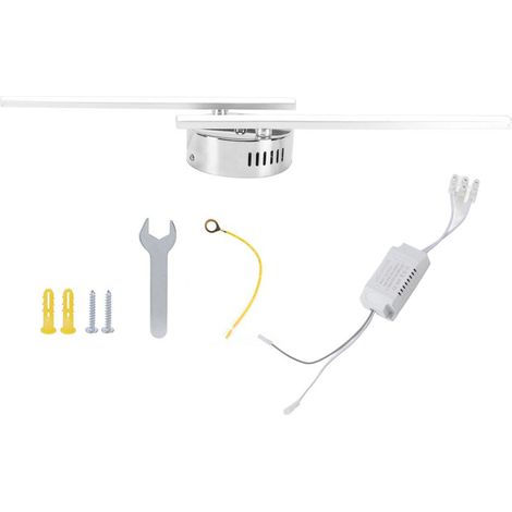 2-Streifen-LED-Leuchte, 14 W, 2000 lm, moderne Beleuchtung für Zuhause und (1/5)