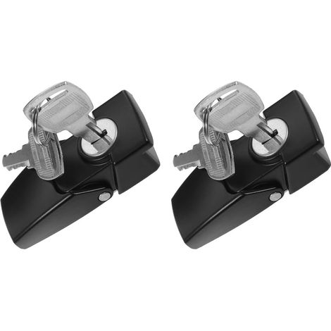 Gadpiparty Lot de 2 verrous à piston pour armoires et penderies