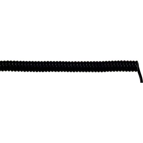 LAPP 73220252 Câble spiralé UNITRONIC® SPIRAL 300 mm / 1200 mm 4 x 0.25 mm² noir 5 pc(s) X761251