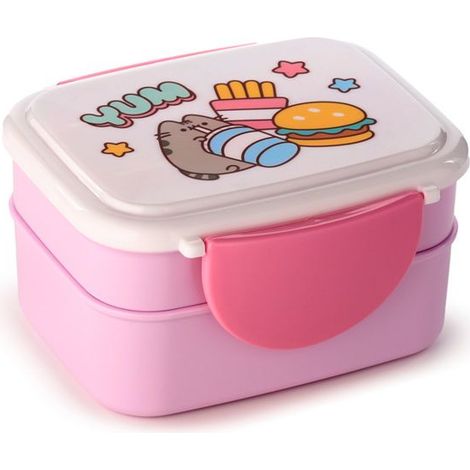 Boite Repas - PUCKATOR - Pusheen le Chat - Rose - 8.5cm x 15.5cm x 12cm - Enfant