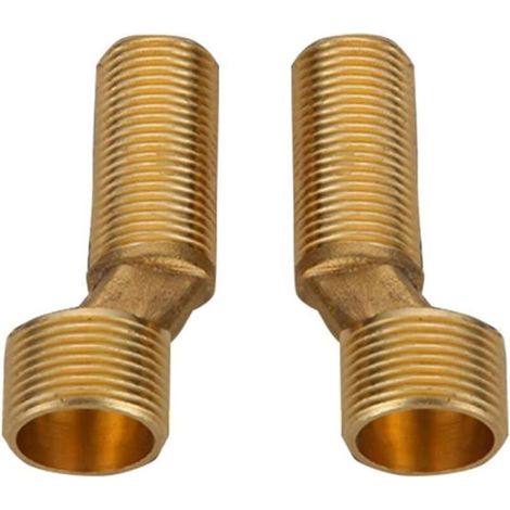 Cyslmuk – Raccord excentré mitigeur bain douche – Laiton coudé réducteur – Espacement réglable 135-165 mm – Installation facile (1/3)