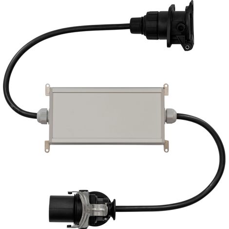 SecoRüt 40520 Anhänger Adapter [Anhänger-Steckdose 15polig - Anhänger Stecker 15polig] (1/5)