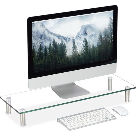 Soporte de pantalla en cristal