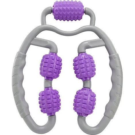 Rouleau De Massage Pour Muscles - Rouleau En Mousse Avec Anneau Réglable - Pour Soulagement Des Tissus Et Libération Fasciale - 1 Pièce (1/5)
