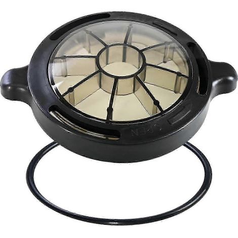 Couvercle de remplacement pour pompe de piscine - Couvercle de panier amélioré compatible avec Splapool Pureline Deluxe, convient aux pompes de 0,75 CV, 1 CV et 1,5 CV avec joint torique (1/5)