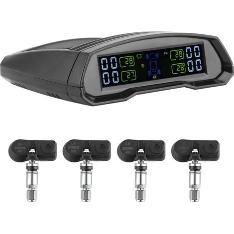 Adatta per sistemi wireless di monitoraggio della pressione degli pneumatici (TPMS) con display LCD, capacità 600 mAh, colore nero.