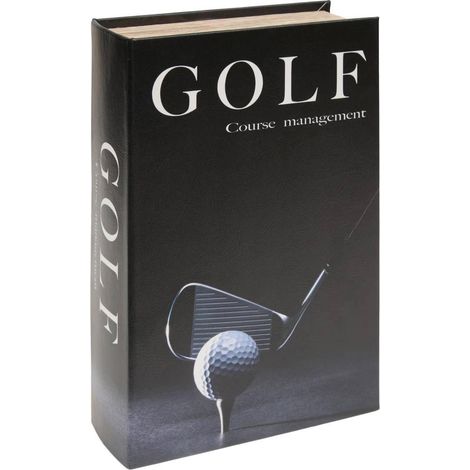 Boîte Déco Livre Golf "Josh" 27cm Multicolore (1/4)