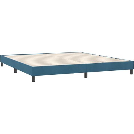 vidaXL Sommier à lattes de lit sans matelas 180x210 cm velours