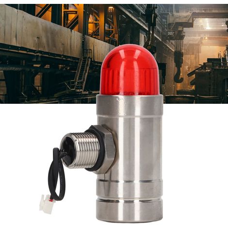 Alarme sonore et visuelle en acier inoxydable, détecteur de gaz industriel, voyant d'alarme (1/5)