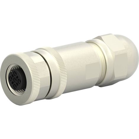 TE Connectivity T4110011031-000 Connettore non confezionato per sensore o attuatore M12 Presa dritta Numero di poli: 3 (1/4)