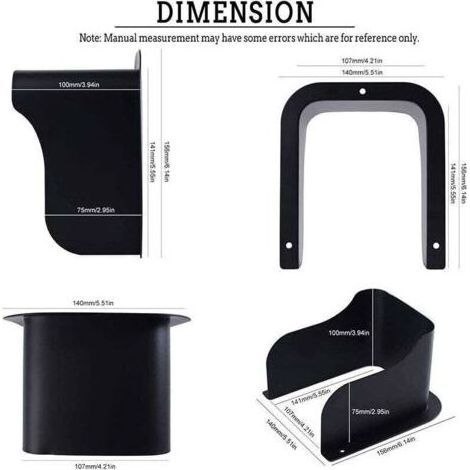 Boîte,De,Protection,Solaire,Pour,Sonnette,Extérieure,,Couvercle,métallique,étanche (1/4)