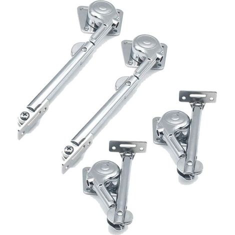 Pneumatique Stay, S'arrête Sur N'importe Quel Angle, Support De Levage De Porte, De Placard De Cuisine, Boîte À Outils, Charnière De Boîte À Outils Robuste, Max 12 Kg(Droite Et Gauche)