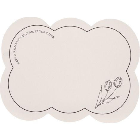 Tapis de machine à café résistant à la chaleur, motif tulipe, 30x40 cm – protection de comptoir absorbante et à séchage rapide (1/5)