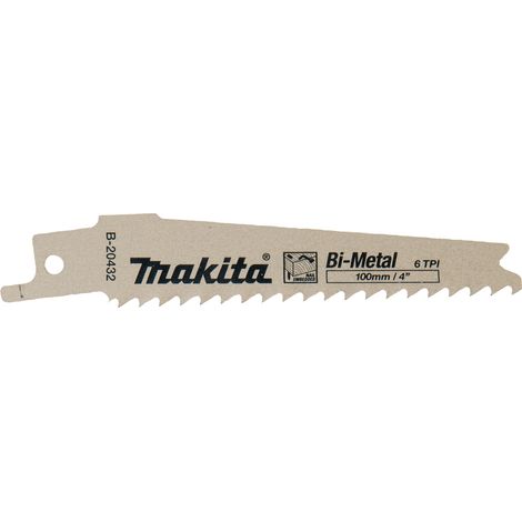 Lames scie sabre Makita BiM B-20432-2 100 mm 2 unités