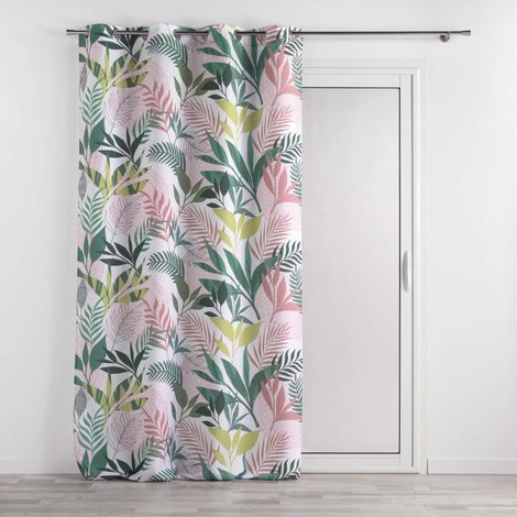 Rideau à œillets 140x260 Assana Rose (1/3)