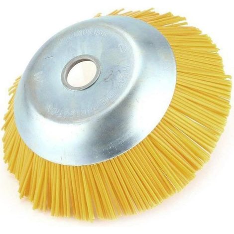 Tête de désherbage en nylon 200 mm, brosse à herbes sauvages, outil de jardin, tête de coupe gazon pour tondeuse à gazon, corde de paille, coupe de jardin, outil de désherbage (1/5)