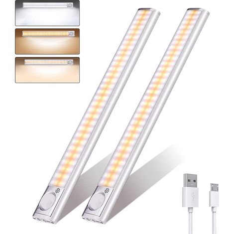 Lampe d'intérieur rechargeable USB à 160 LED avec détecteur de mouvement (1/5)