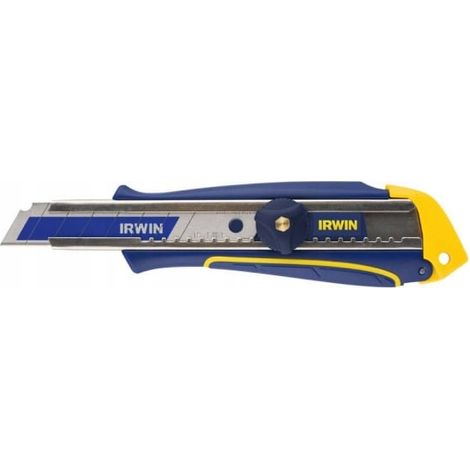 Coltello Irwin con lama spezzabile da 18 mm e pomello in metallo. (1/5)