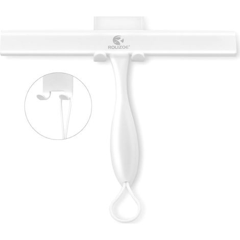 Duschabzieher Silikon Halterung Ergonomie Anti-Rost Abzieher 27.9cm (1/5)