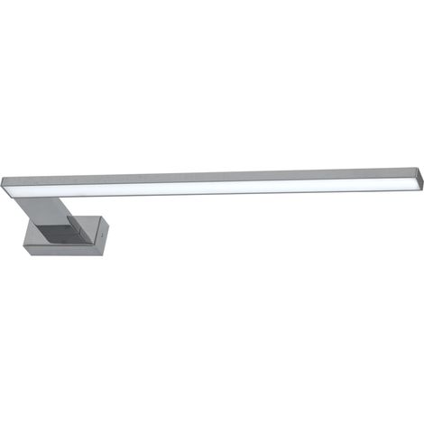 Applique LED 11W Milagro Shine cromata IP44 45cm 4000K