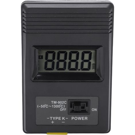 Thermomètre LCD numérique de type K Tm-902c avec thermocouple -50-500 °C (1/5)