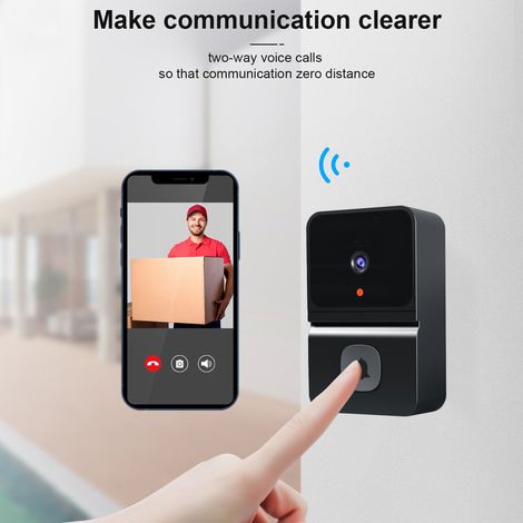 Drahtlose WiFi-Videoalarmanlage mit Kamera, Cloud-Speicher, Bewegungserkennung und Zwei-Wege-Audio für den Heimgebrauch.