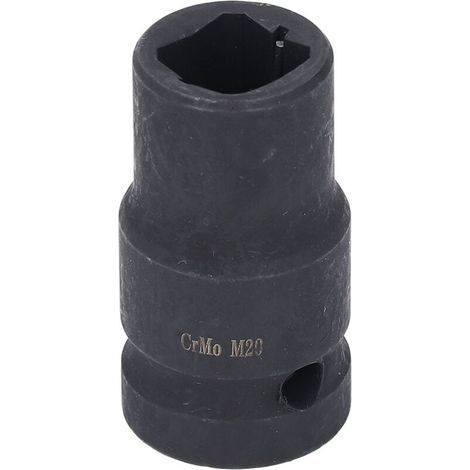 M20 CRMO 1/2" Vierkant-Gewindebohrer-Steckschlüssel mit abgerundeten Ecken für elektrische und manuelle Schraubenschlüssel (1/5)