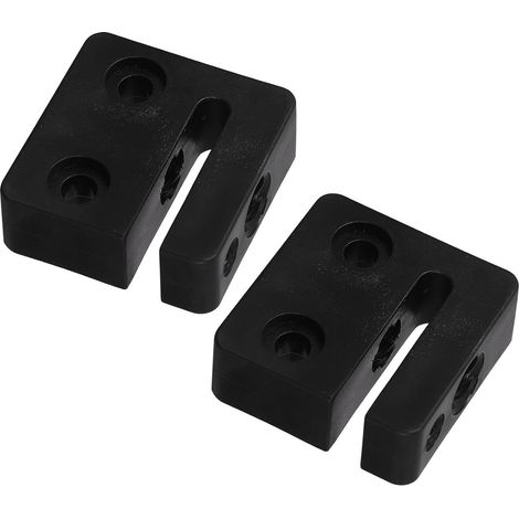 Bases D'écrou en Plastique T8 Surface Lisse et Trous de Vis Encastrés Lot de 2 Accessoires Essentiels pour Imprimante 3d pour Imprimante Industrielle (1/5)