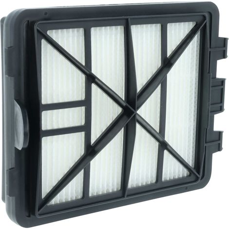 vhbw Staubsaugerfilter kompatibel mit Kärcher VC 6, VC 6 Premium, VC 6100, VC 6150, VC 6200, VC 6300 - Abluftfilter (EPA-Filter), Schwarz, Weiß