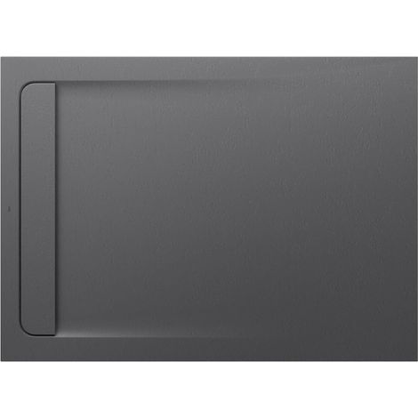 Receveur de douche extra plat en Stonex® Aquos - 1400x1000mm - Gris Ardoise (1/2)