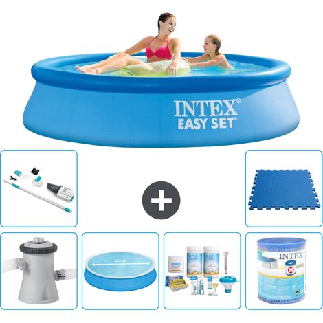 Intex Piscine Easy Set Ronde - 244x61 cm - 7-pièces S40823 (1/5)