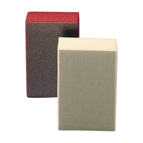 Bloc à poncer manuel 6200J L90xl55xH25mm Diamant N074 rouge 3M