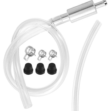9 Pièces Purge Freins Kit, Outils Durables Purge du Système Freinage Incluant Tuyaux Entrée et Sortie Liquide avec Clapet Anti-Retour pour Plupart des Motos (1/5)