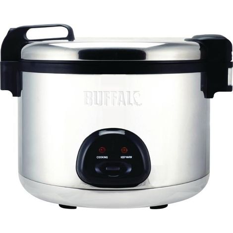 Cuiseur à Riz Grande Capacité en Inox - 9 Litres - Buffalo (1/5)