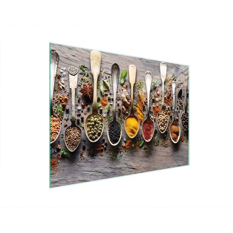 PLANCHE À DÉCOUPER EN VERRE 40x30 ÉPICES (1/5)
