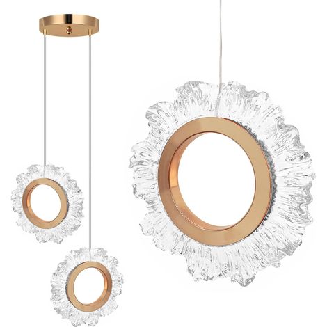 LÁMPARA COLGANTE LED TOOLIGHT LHJ103-2CP 18 GOLD, ROSE GOLD (1/5)