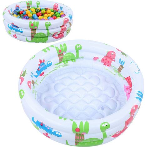 Zoternen Piscine Enfant,Piscine Gonflable Ronde,60cm Pataugeoire Gonflable,Piscine Pataugeoire,Pataugeoire Ronde,Piscine Gonflable Enfant,Piscine d'eau pour Enfants Intérieur et Extérieur (1/5)