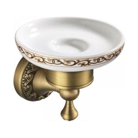 Porte-savon en bronze avec porte-savon de douche mural en laiton, style antique, haute qualité, design intemporel, idéal pour les toilettes de la salle de bain (1/5)