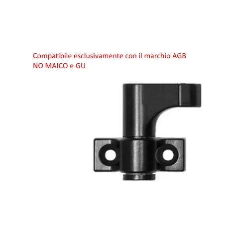 GANCIO DI CHIUSURA PER SPAGNOLETTA AGB SX (1/2)