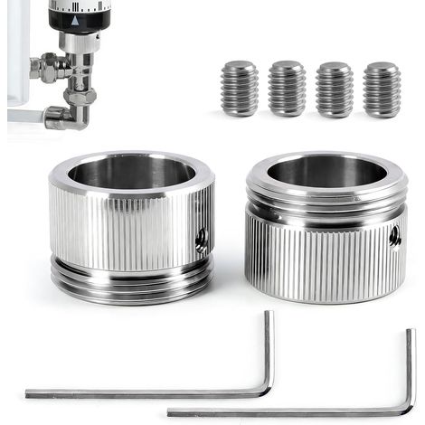 Lot De 2 Adaptateurs de Thermostat de Radiateur, Adaptateur Pour Tête Thermostatique De Radiateur, Installation Facile Et Résistance Haute Température (1/5)