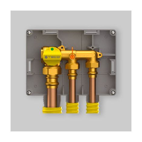 Collecteur de gaz mono, arrêt bidirectionnel K 2.3 Tc 1" - Tc 3/4" Dn20 (1/5)