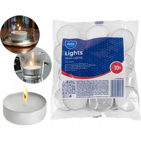 AURA Kerzenlichter Maxi 10h 20 Stück p40-20 (1/5)